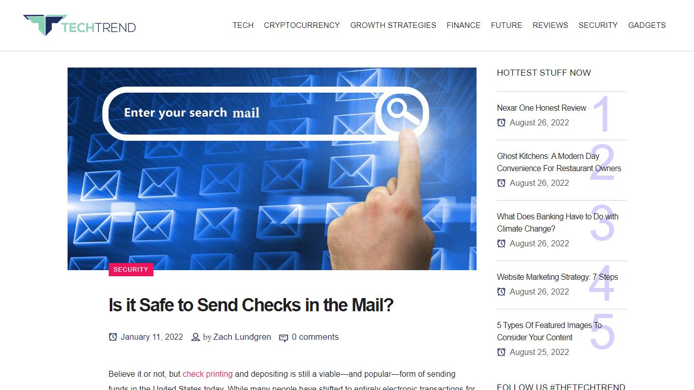 Is it Safe to Send Checks in the Mail? - The Tech Trend